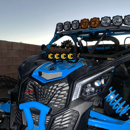 Flex Era 10 Inch LED Light Bar Mount Shock Tower 2017-2024 CAN-Am Maverick X3 KC Hilites-10