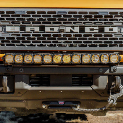 Flex Era 30 Inch LED Light Bar Mount Front Bumper Gen6 2021+ Ford Bronco KC Hilites-12
