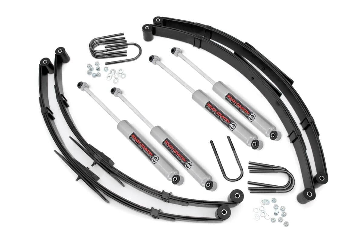 4 Inch Lift Kit Toyota Land Cruiser FJ40 4WD (1964-1980) Rough Country