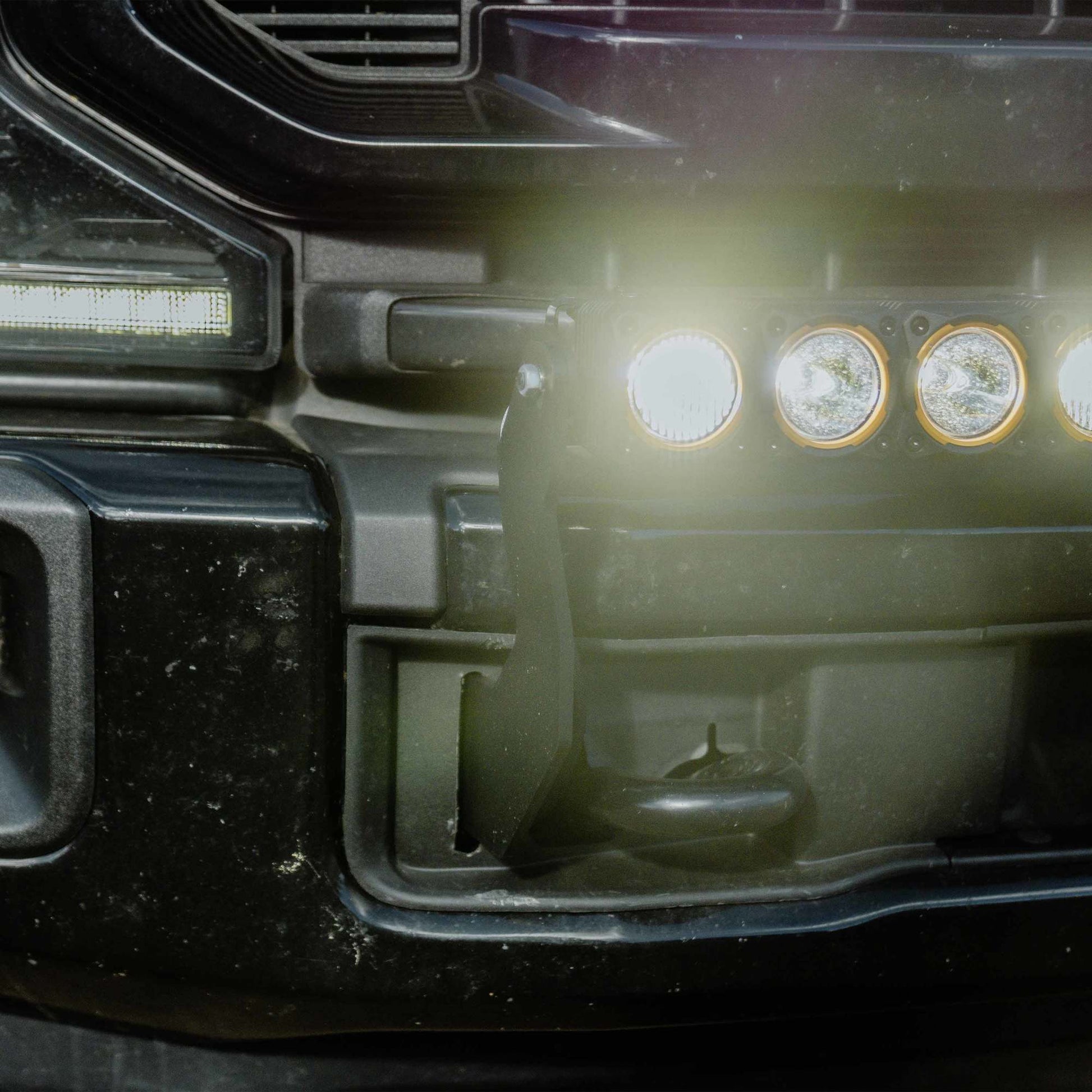 Flex Era 40 Inch LED Light Bar Mnt Front Bumper 2011-2016 Ford Super Duty KC Hilites-13