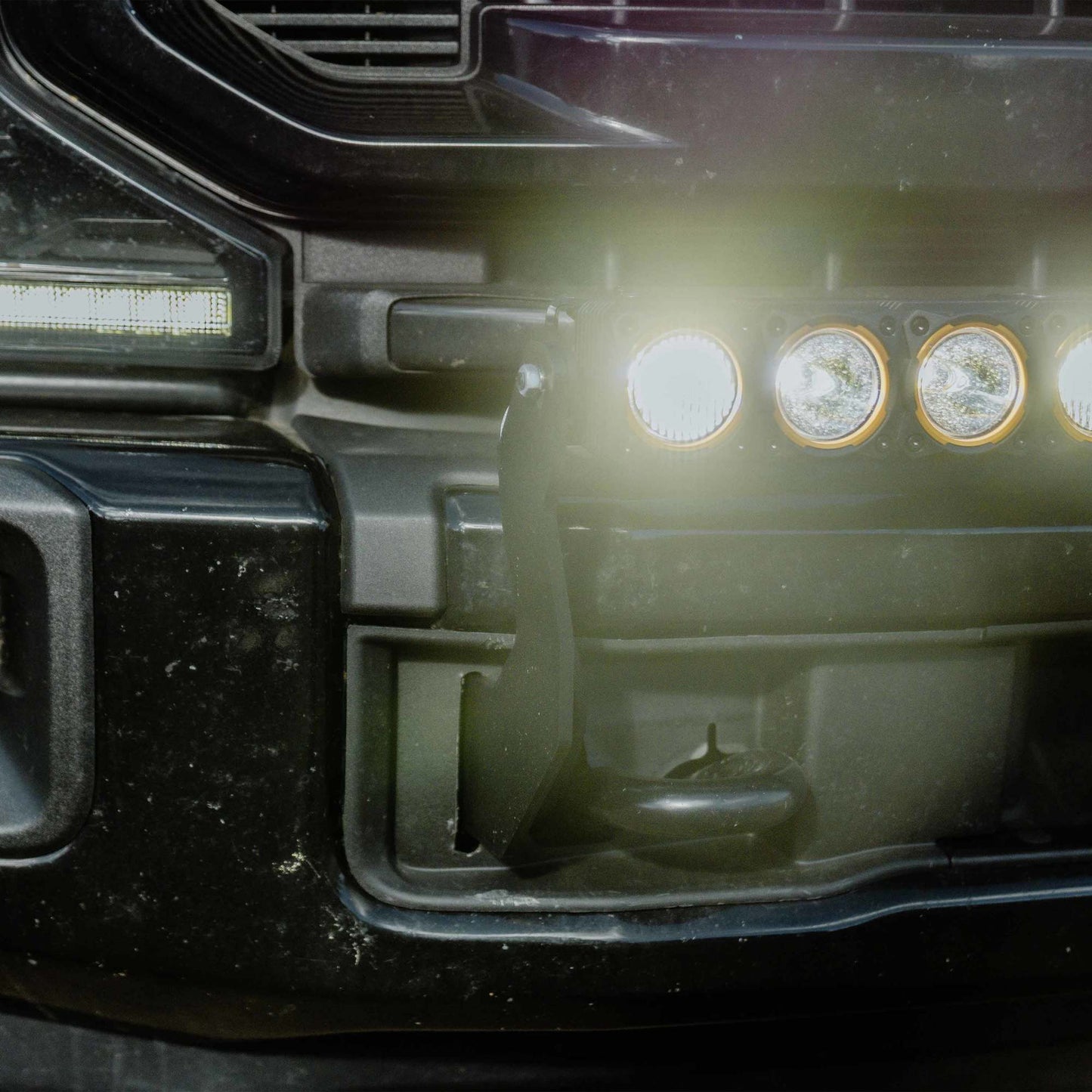 Flex Era 40 Inch LED Light Bar Mnt Front Bumper 2017-2024 Ford Super Duty KC Hilites-13