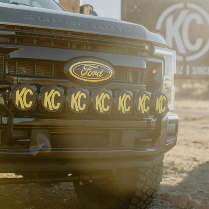Light Bar Mount Front Bumper 2017-2024 Ford Super Duty KC Hilites-14