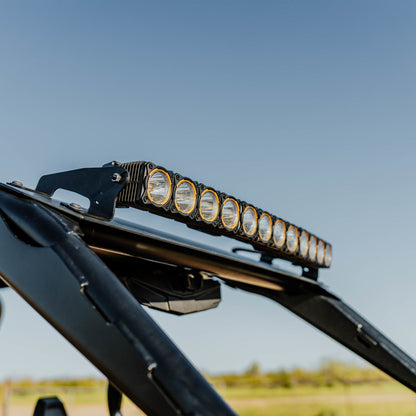 Flex Era 30 Inch LED Light Bar Mount Overhead 2022+ Polaris RZR Pro R KC Hilites-9