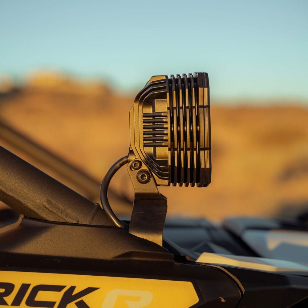 Can-Am Maverick R A-Pillar Light Mount For 2024-2025 KC Hilites-5