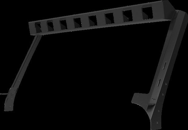 WLF Windshield Light Mount Frame Compatible with Rigid D-Series Dually Textured Black For 2007-2018 Jeep Wrangler JK Go Rhino-5
