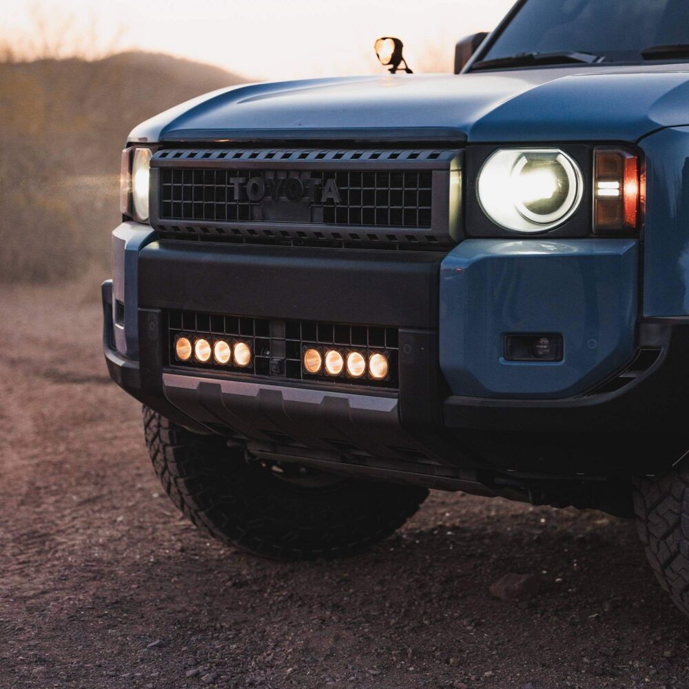 Dual Flex Era LED Light Bar Grille Mount (2024+ Toyota Land Cruiser) KC Hilites-5