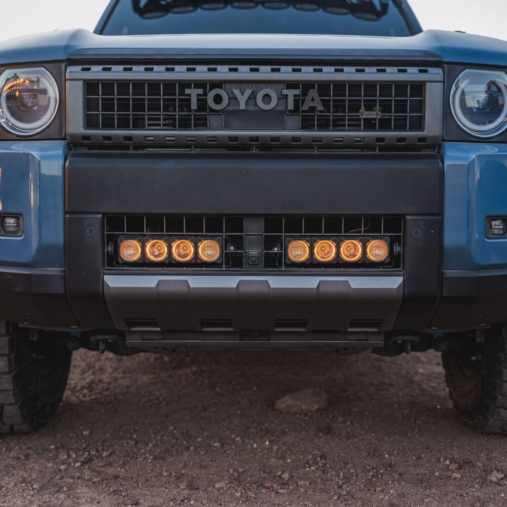 Dual Flex Era LED Light Bar Grille Mount (2024+ Toyota Land Cruiser) KC Hilites-6
