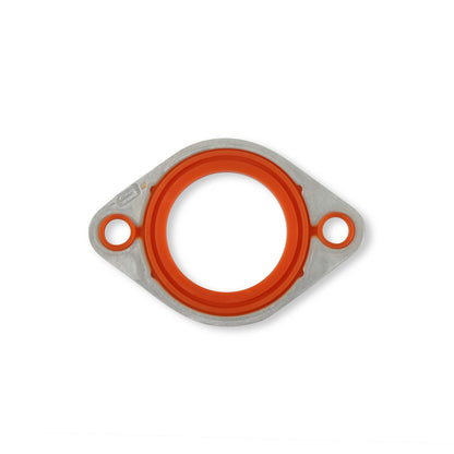 Thermostat Molded Rubber on Aluminum Carrier Fits 1955-2002 Chevrolet 262-400 Gen I Small Block and 1965-2000 Chevrolet 396-502 Big Block, 1979-1992 Mopar 318/360 LA Small Block and 1992-2003 Mopar 3.9L/5.2L/5.9L Magnum Mr Gasket-1