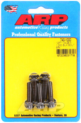 1/4 Inch SAE 12-Point Bolts - Chrome Moly Black Oxide ARP Racing Products-14
