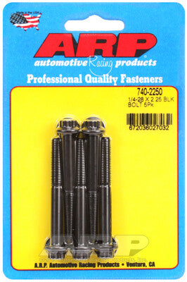 1/4 Inch SAE 12-Point Bolts - Chrome Moly Black Oxide ARP Racing Products-9