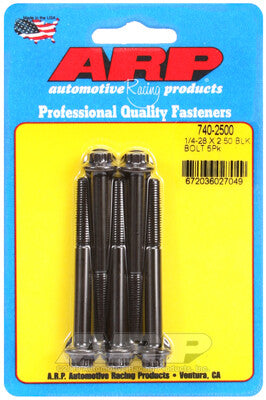 1/4 Inch SAE 12-Point Bolts - Chrome Moly Black Oxide ARP Racing Products-8