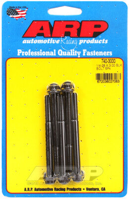 1/4 Inch SAE 12-Point Bolts - Chrome Moly Black Oxide ARP Racing Products-6
