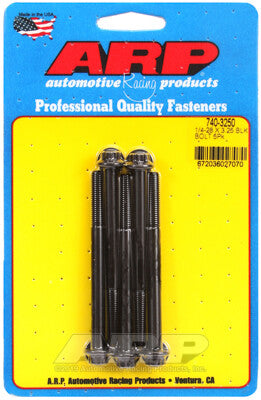 1/4 Inch SAE 12-Point Bolts - Chrome Moly Black Oxide ARP Racing Products-5