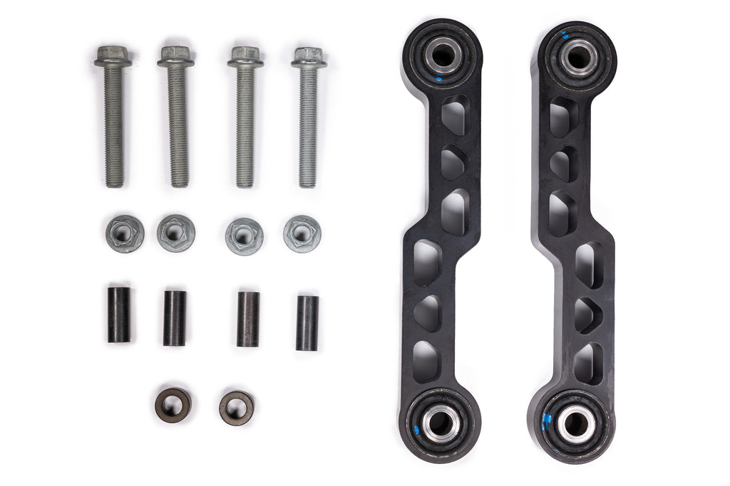 Jeep Front Sway Bar End Link Kit Yeti XD Black Fits 2.5- 3.5 Inch Lift For 07-24 Wrangler JK/JL/Gladiator Steer Smarts-1