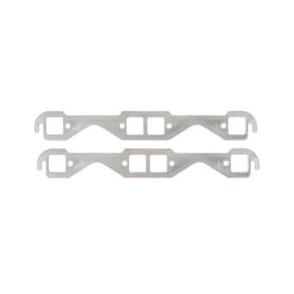 Header Gaskets Aluminum Layered Fits 1955-1991 Chevrolet 262-400 Gen I Small Block 1.45 Inch x 1.48 Inch Square Ports Mr Gasket