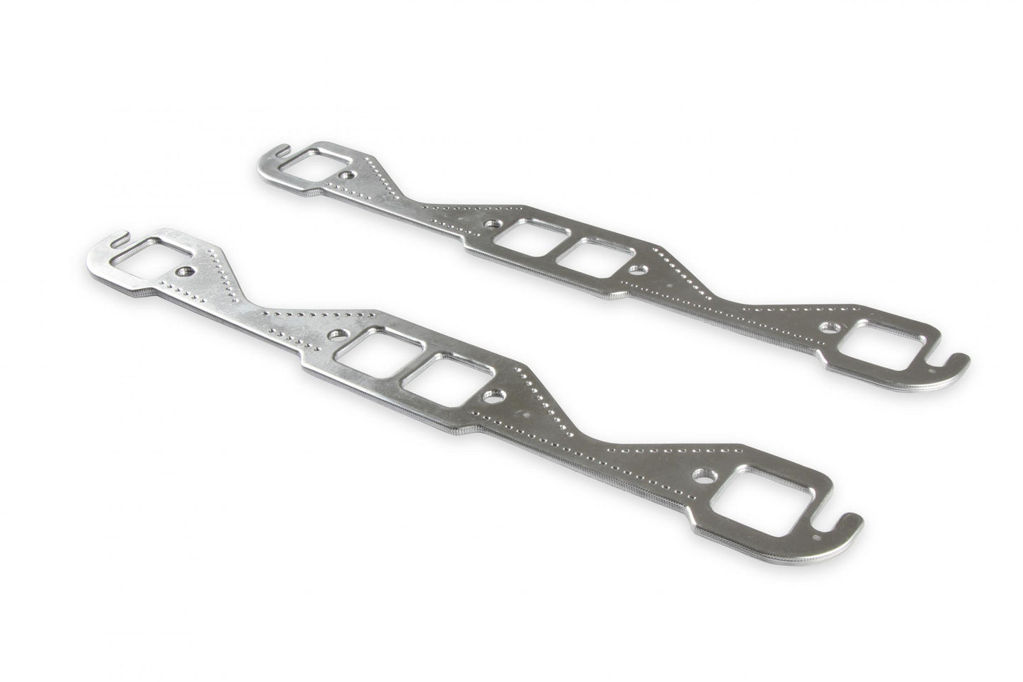 Header Gaskets Aluminum Layered Fits 1955-1991 Chevrolet 262-400 Gen I Small Block 1.45 Inch x 1.48 Inch Square Ports Mr Gasket-3