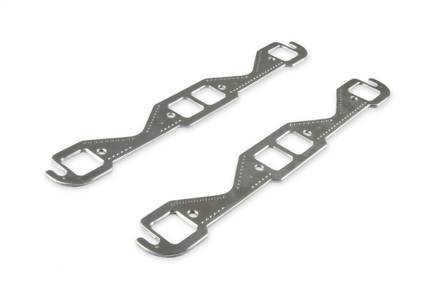 Header Gaskets Aluminum Layered Fits 1955-1991 Chevrolet 262-400 Gen I Small Block 1.45 Inch x 1.48 Inch Square Ports Mr Gasket-4