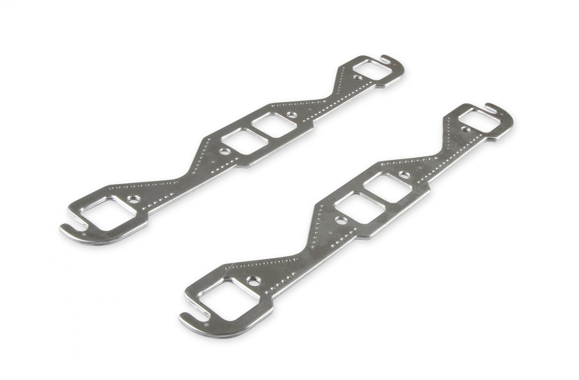 Header Gaskets Aluminum Layered Fits 1955-1991 Chevrolet 262-400 Gen I Small Block 1.45 Inch x 1.48 Inch Square Ports Mr Gasket-4