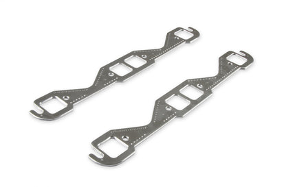 Header Gaskets Aluminum Layered Fits 1955-1991 Chevrolet 262-400 Gen I Small Block 1.45 Inch x 1.48 Inch Square Ports Mr Gasket-4