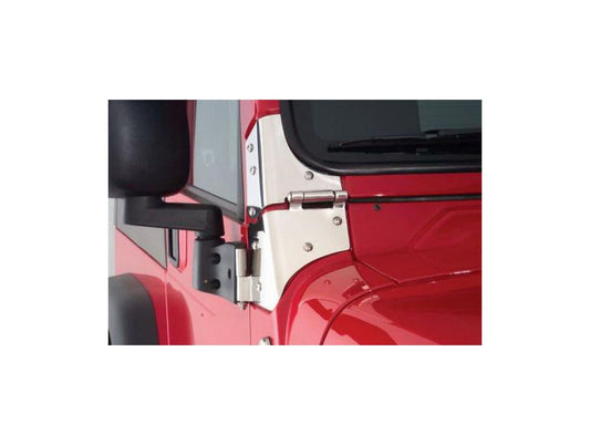 Windshield Hinges for 1976-1983 Jeep CJ5, 1976-1986 Jeep CJ7, 1987-1995 Jeep Wrangler YJ Pair Rampage-1