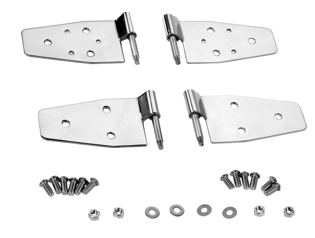 Lower Door Hinge Bracket for Set 1976-1983 Jeep CJ5, 1976-1986 Jeep CJ7, 1997-2006 Jeep Wrangler TJ, 1987-1995 Jeep Wrangler YJ Pair Rampage-1