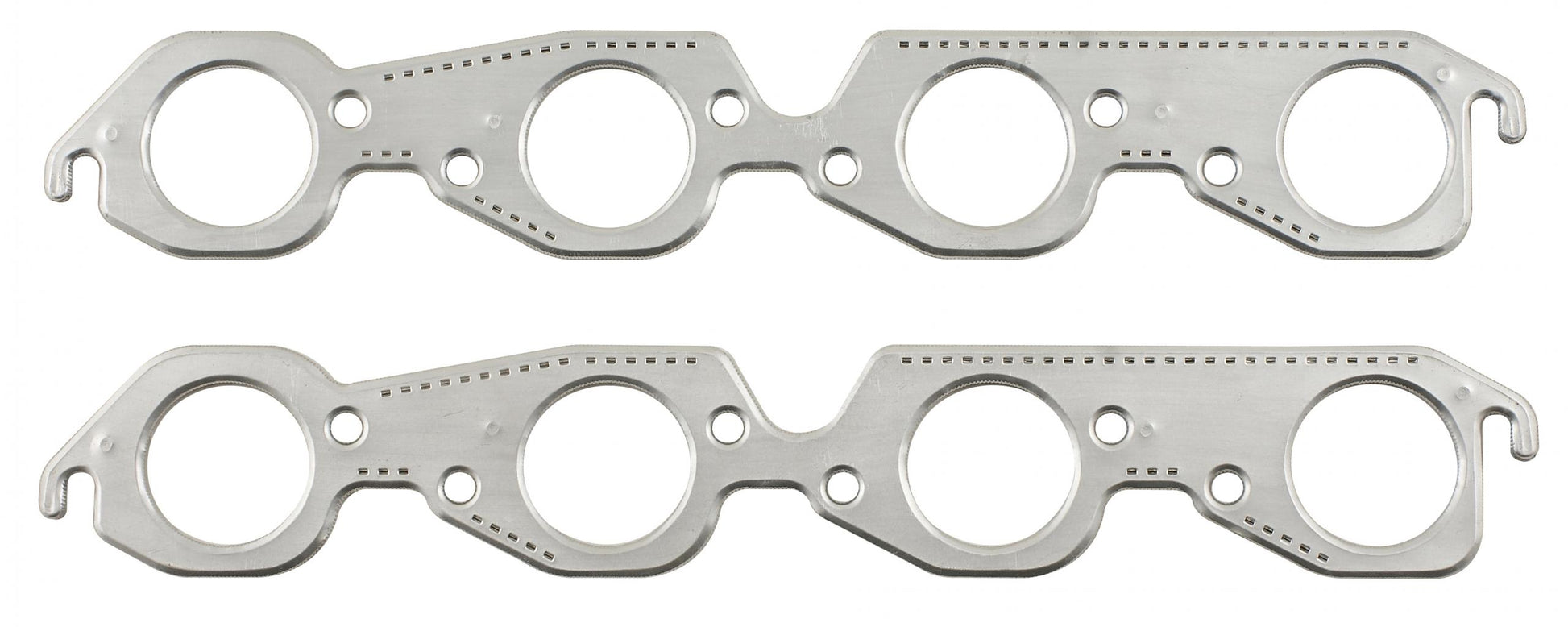 Header Gaskets Aluminum Layered Fits 1965-1990 Chevrolet 396-454 Big Block with Round Ports, 2.15 Inch Mr Gasket