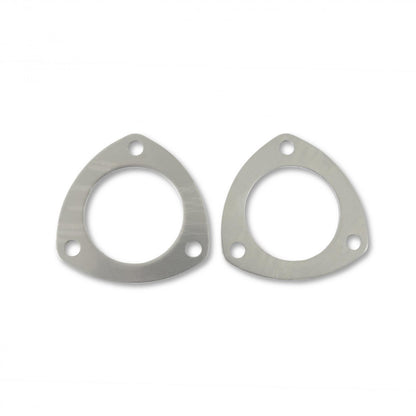 Collector Gaskets Solid Aluminum Fits 2-1/2 Inch Diameter 3-Bolt Round Header Collectors Mr Gasket-1