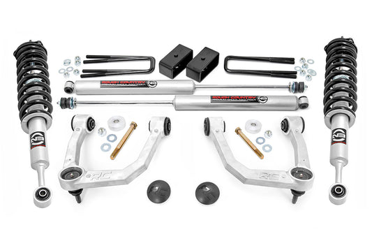 Rough Country 3.5 Inch Lift Kit UCA N3 Struts 05-21 Toyota Tacoma 2WD/4WD Rough Country