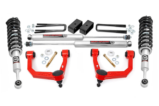 3.5 Inch Lift Kit Red UCA N3 Struts Toyota Tacoma 2WD/4WD (2005-2023) Rough Country