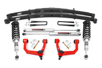 3.5 Inch Lift Kit Red UCA N3 Struts w/ Rear Leaf Springs Toyota Tacoma 2WD/4WD (2005-2023) Rough Country