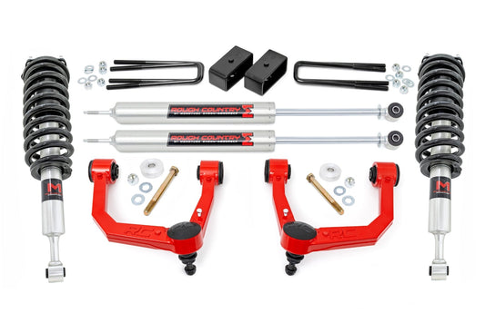 3.5 Inch Lift Kit Red UCA M1 Struts Toyota Tacoma 2WD/4WD (2005-2023) Rough Country