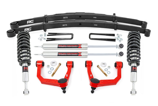 3.5 Inch Lift Kit Red UCA M1 Struts w/ Rear Leaf Springs Toyota Tacoma 2WD/4WD (2005-2023) Rough Country