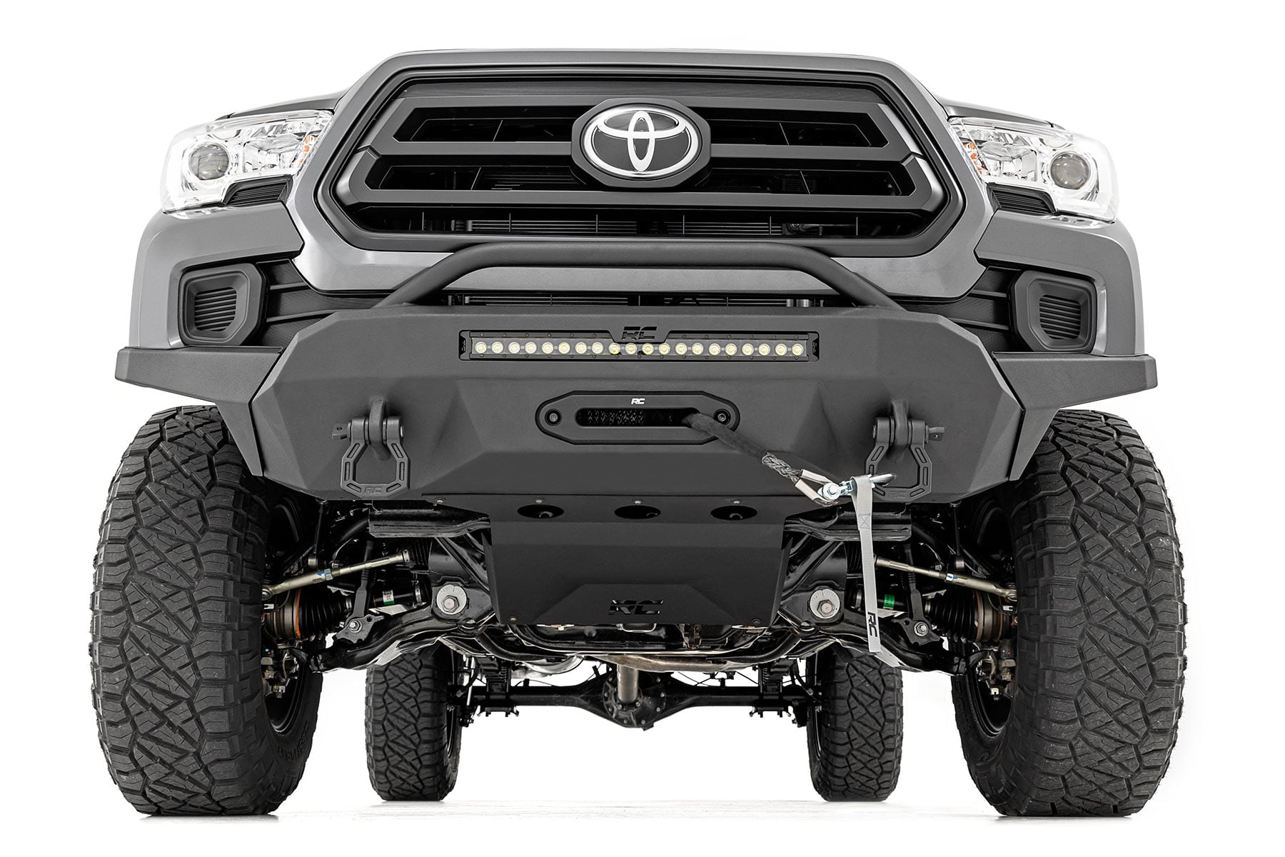 3.5 Inch Lift Kit UCA Vertex Red Toyota Tacoma 2WD/4WD (2005-2023) Rough Country-3