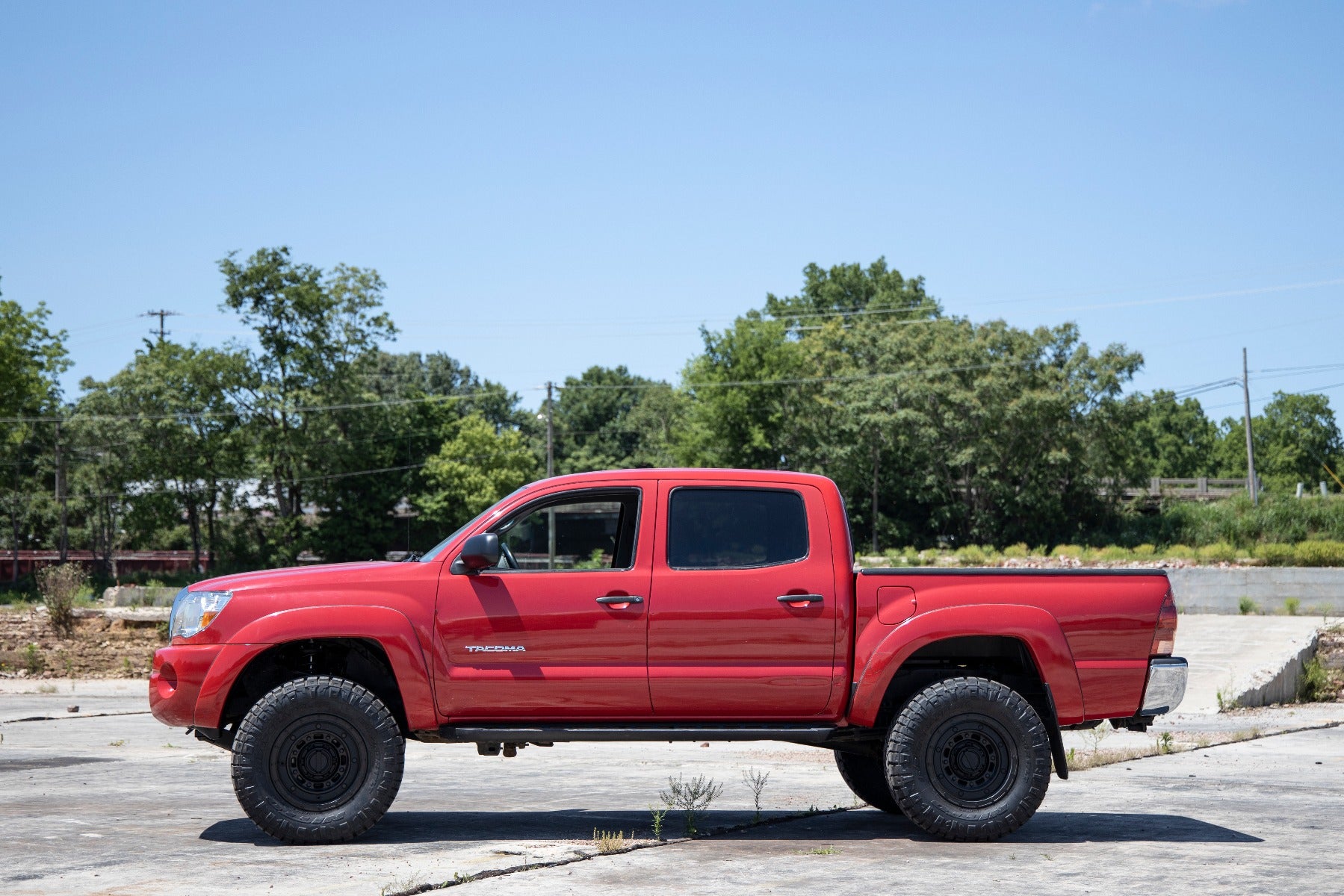 3.5 Inch Lift Kit UCA Vertex Red Toyota Tacoma 2WD/4WD (2005-2023) Rough Country-5