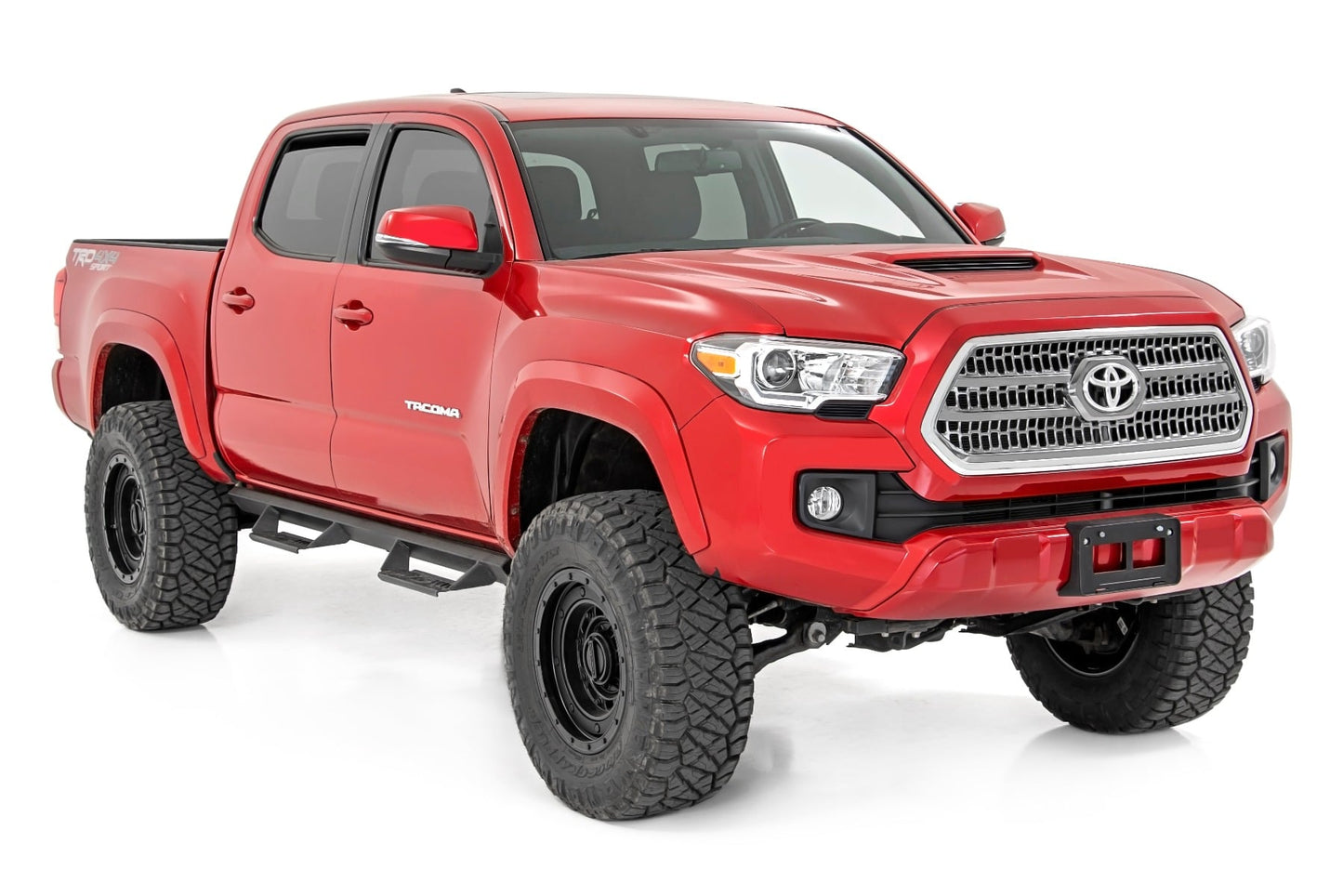 3.5 Inch Lift Kit Vertex Red Toyota Tacoma 2WD/4WD (2005-2023) Rough Country-1