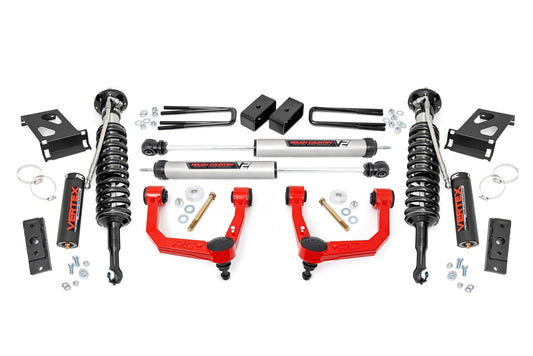 3.5 Inch Lift Kit Red UCA Vertex/V2 Toyota Tacoma 2WD/4WD (2005-2023) Rough Country