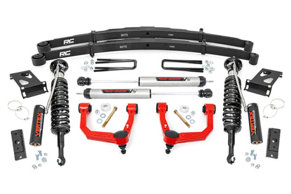 3.5 Inch Lift Kit Red UCA Vertex/V2 w/ Rear Leaf Springs Toyota Tacoma 2WD/4WD (2005-2023) Rough Country