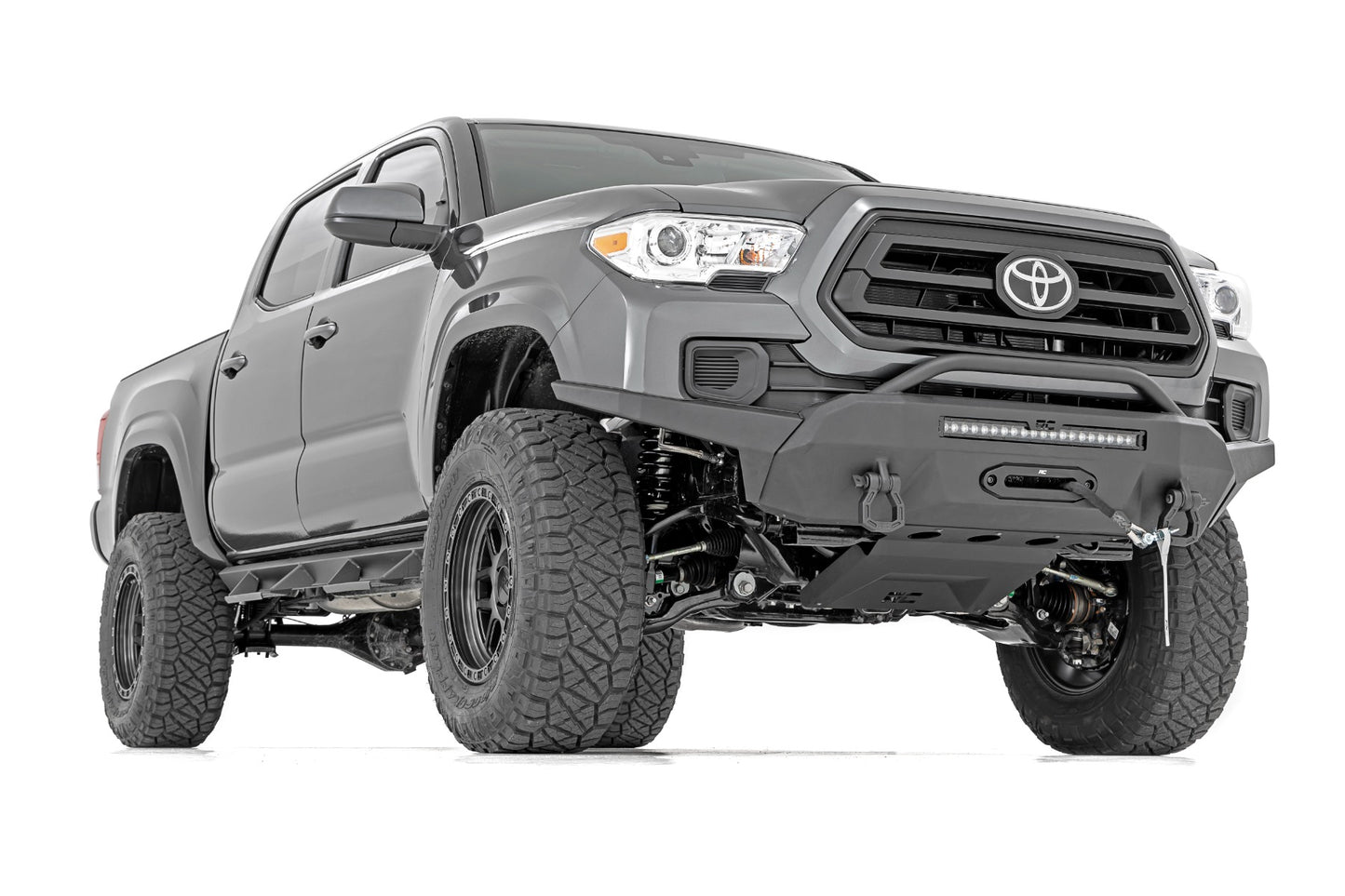 3.5 Inch Lift Kit Red UCA Vertex/V2 w/ Rear Leaf Springs Toyota Tacoma 2WD/4WD (2005-2023) Rough Country-3