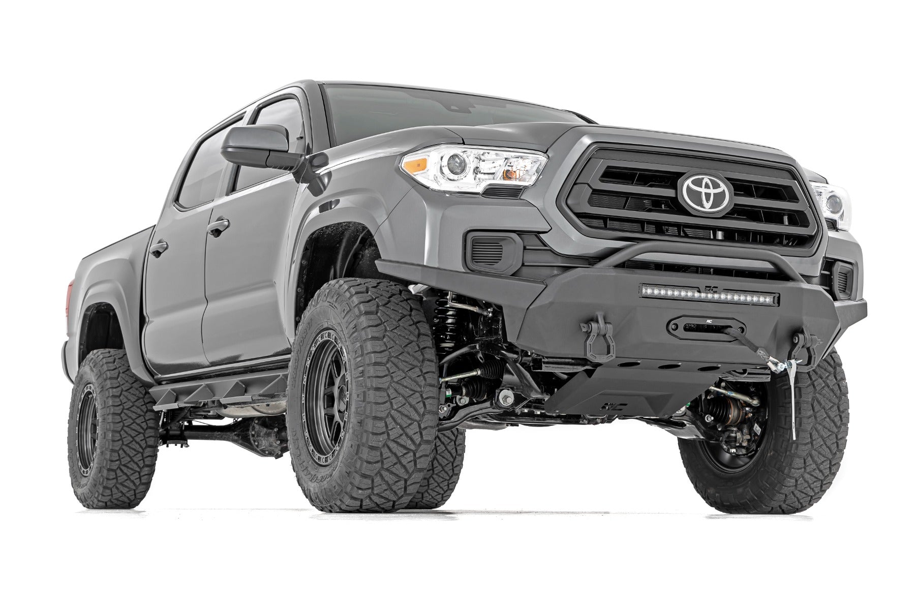 3.5 Inch Lift Kit Red UCA Vertex/V2 w/ Rear Leaf Springs Toyota Tacoma 2WD/4WD (2005-2023) Rough Country-3