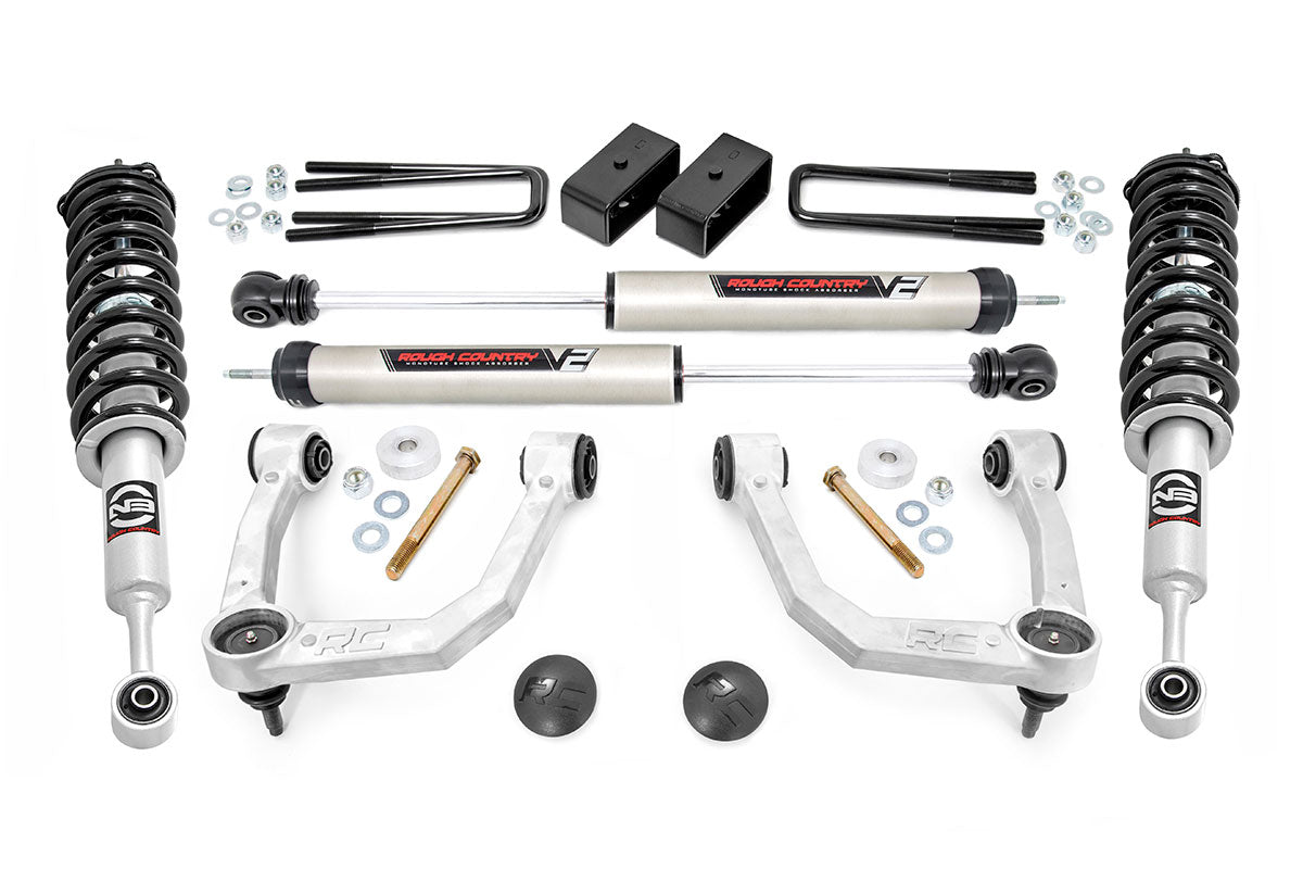 Rough Country 3.5 Inch Lift Kit UCA N3 Struts/V2 05-21 Toyota Tacoma 2WD/4WD Rough Country