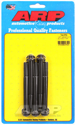 3/8-24 12-Point 7/16 Wrenching Bolts - Chrome Moly Black Oxide 5 Piece ARP Racing Products-1