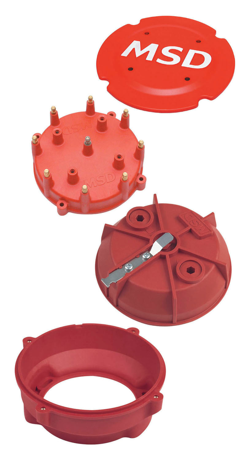 Pro-Cap Cap-A-Dapt Kit, Fits Distributors The Same Cap Used On 44 Amp Pro-Mags For Your Pro-Billet Distributor MSD Ignition