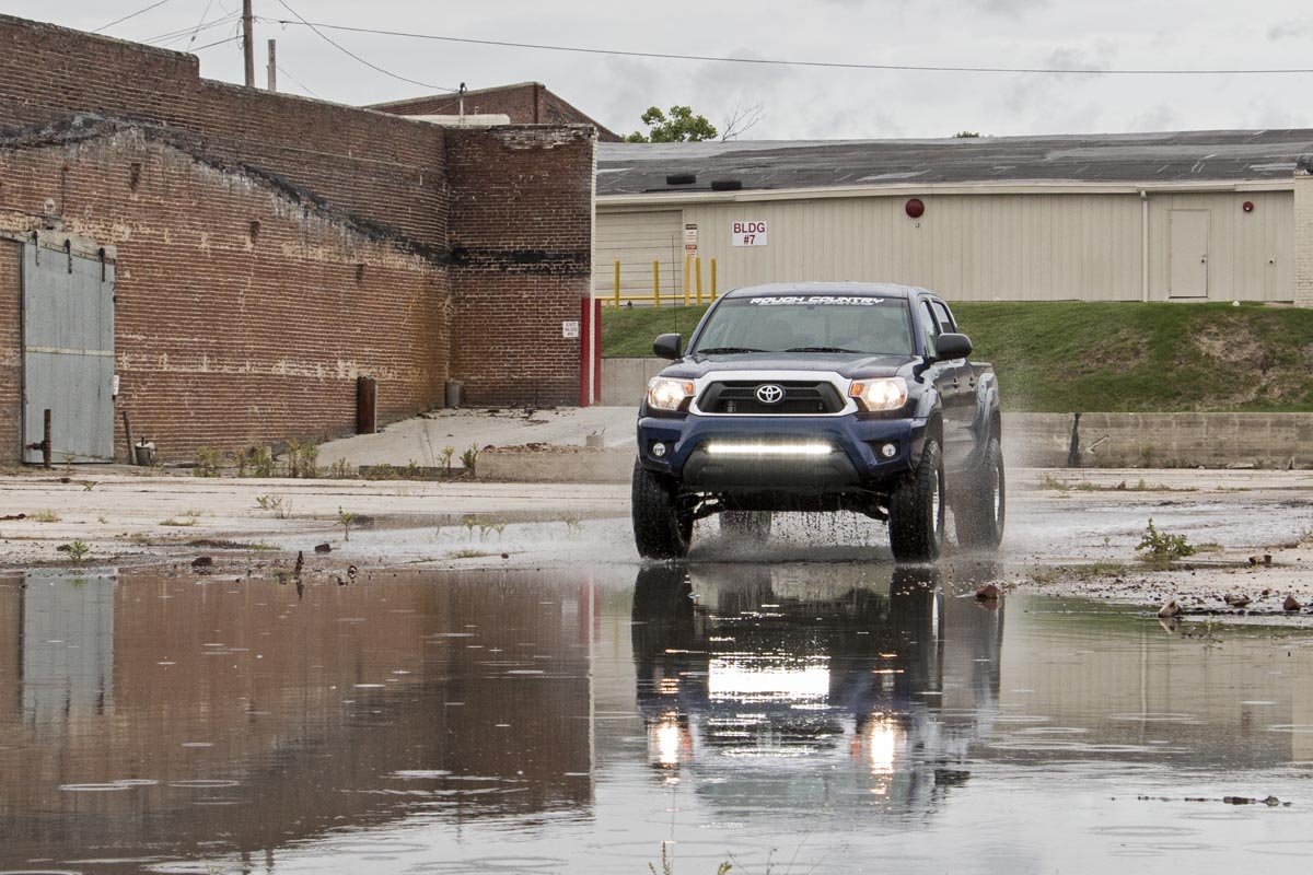 Rough Country 3 Inch Lift Kit Red Spacer w/N3 Shocks 05-21 Toyota Tacoma 2WD/4WD Rough Country