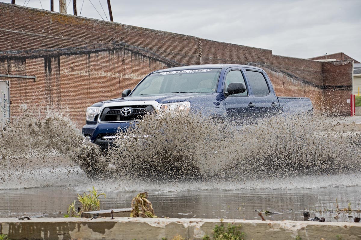 Rough Country 3 Inch Lift Kit Red Spacer w/N3 Shocks 05-21 Toyota Tacoma 2WD/4WD Rough Country