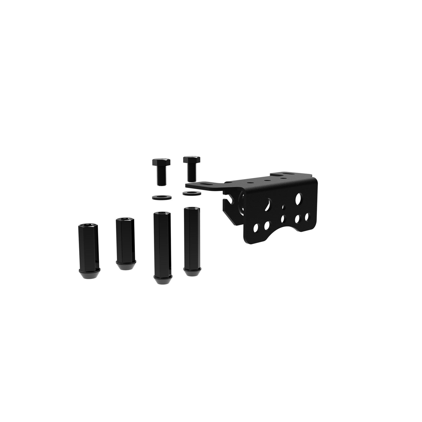 Mount Spare Tire Carrier (M12x1.5 Lug Nuts) 2021+ Ford Bronco KC Hilites-5