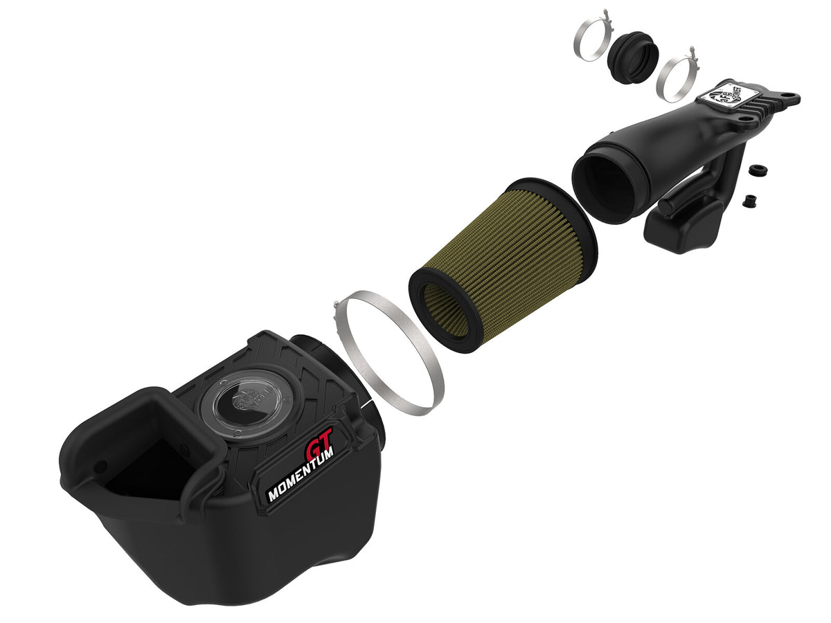 Momentum GT Cold Air Intake System w/ Pro Guard 7 Filter Jeep Wrangler (JK) 12-18 V6-3.6L 12 ft-lbs Torque Gain aFe Power-5
