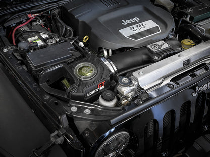 Momentum GT Cold Air Intake System w/ Pro Guard 7 Filter Jeep Wrangler (JK) 12-18 V6-3.6L 12 ft-lbs Torque Gain aFe Power-7