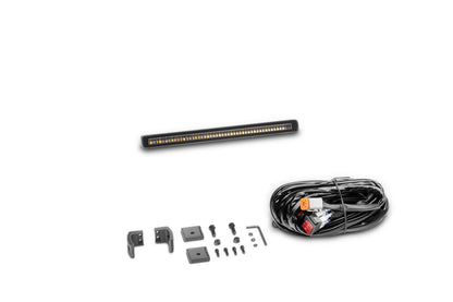 Flash Series Lights 10 Inch Single Multi Function LED Light Bar Black Go Rhino
