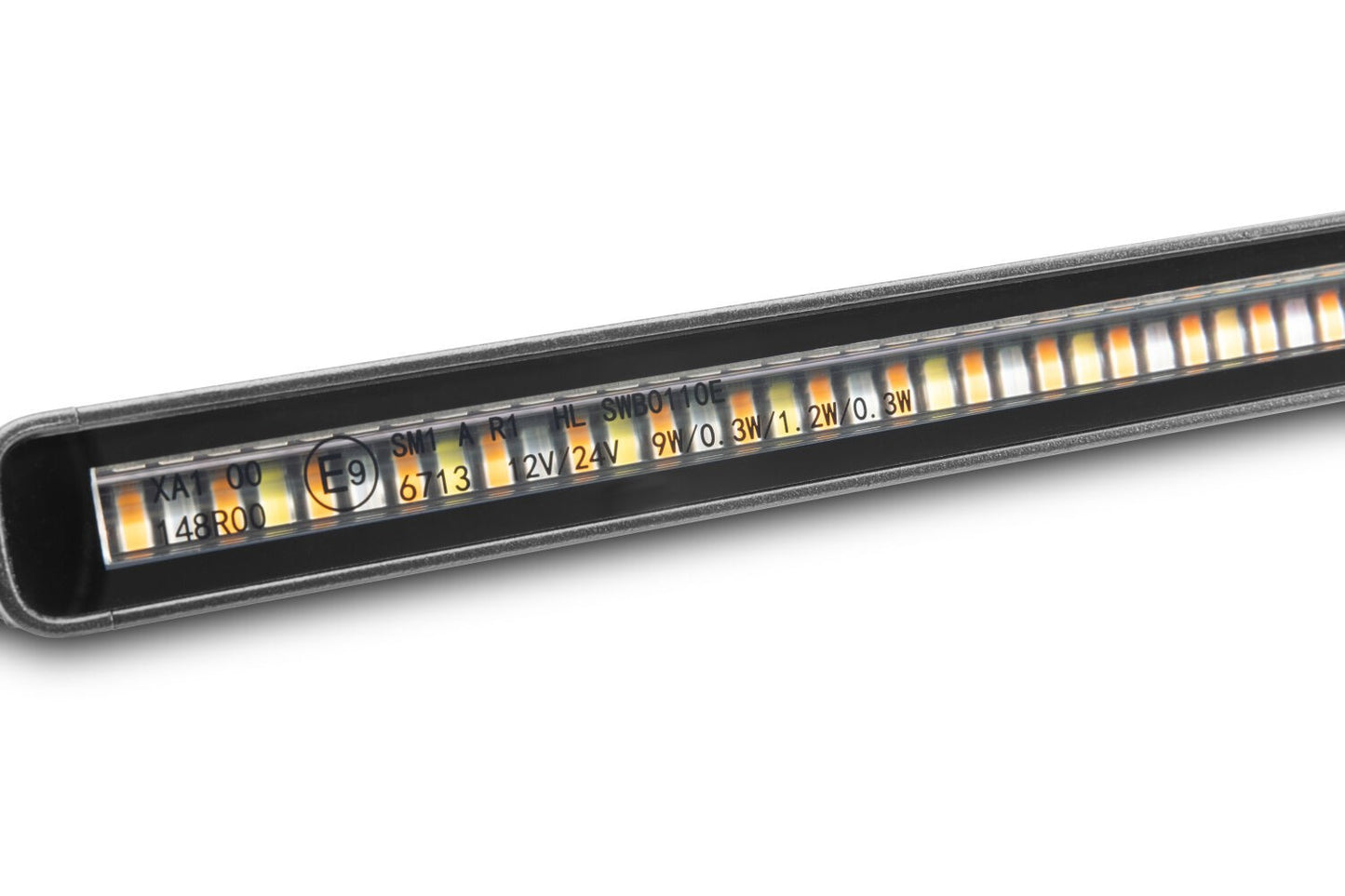 Flash Series Lights 10 Inch Single Multi Function LED Light Bar Black Go Rhino-6