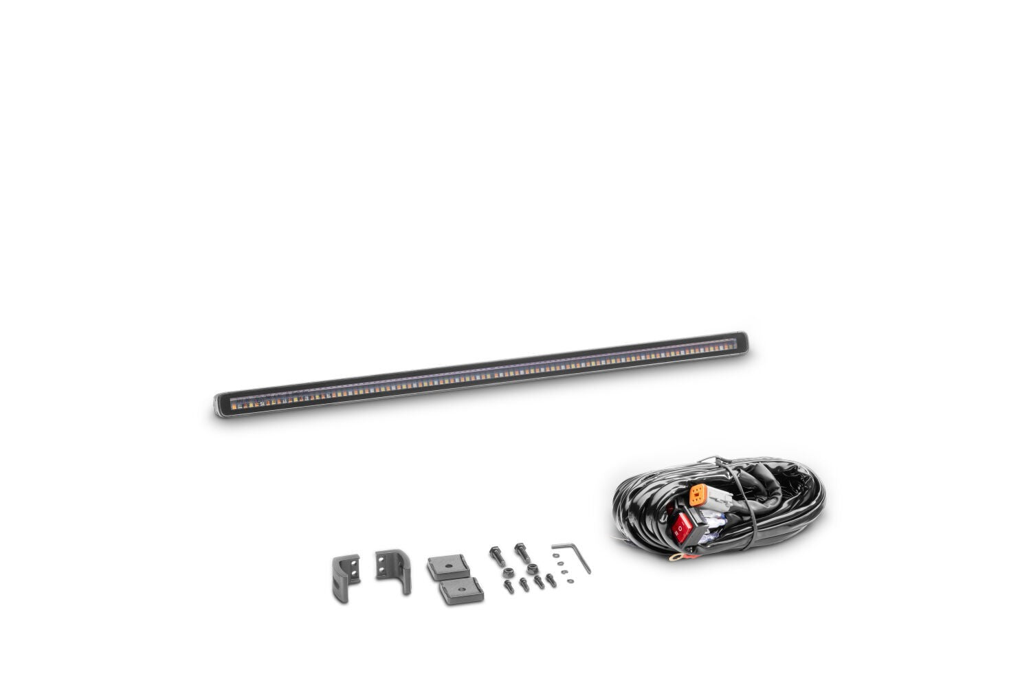 Flash Series Lights 20 Inch Single Multi Function LED Light Bar Black Go Rhino
